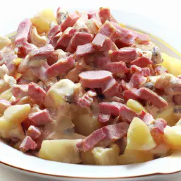 Teaser Image: Bayrischer Kartoffelsalat mit Wurst
