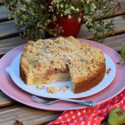 Teaser Image: Rhabarber Streusel Kuchen