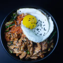 Teaser Image: Jerk Chicken Bibimbap