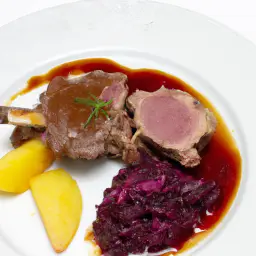 Teaser Image: Apfelrotkohl mit Gänsebraten