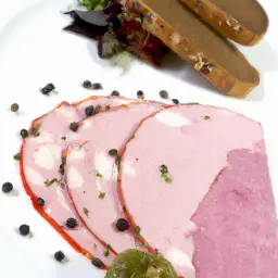 Teaser Image: Bayerischer Leberkäse mit Senf und Brezn