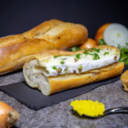 Teaser Image: Französisches Camembert-Baguette