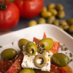 Teaser Image: Gebackener Feta mit Tomaten und Oliven
