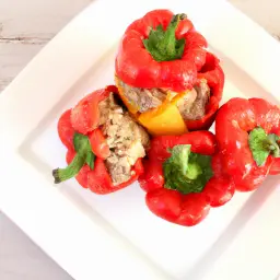 Teaser Image: Gefüllte Paprika mit Hackfleisch-Füllung
