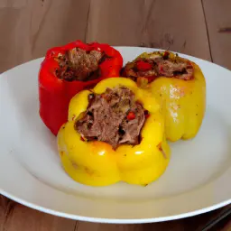 Teaser Image: Gefüllte Paprika mit Hackfleischfüllung