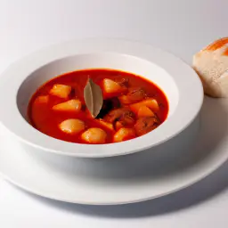 Teaser Image: Gulaschsuppe mit Brot