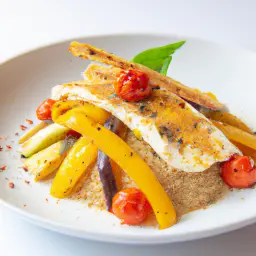 Teaser Image: Halloumi Couscous mit Gemüsebrühe