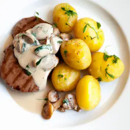 Teaser Image: Hecht im Bierteig mit Kartoffelsalat