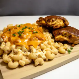 Teaser Image: Honey BBQ chicken & MC cheese
