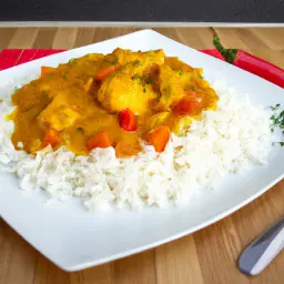 Teaser Image: Hähnchen-Curry mit Basmati-Reis