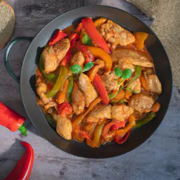 Teaser Image: Hähnchenbrust-Paprika-Pfanne