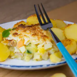 Teaser Image: Kartoffelauflauf mit Marktgemüse, gratiniert