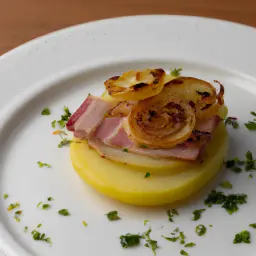 Teaser Image: Kartoffelkuchen mit Lauch und Speck