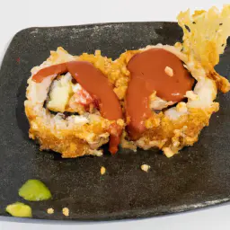 Teaser Image: Korean Fried Chicken Sushi Roll