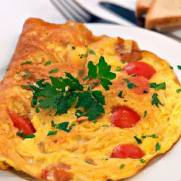 Teaser Image: Omelett mit Tomaten und Schinken