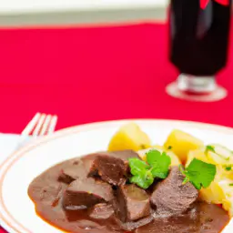 Teaser Image: Rinderbraten mit Rotweinsauce
