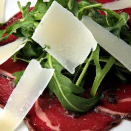 Teaser Image: Rindercarpaccio mit Rucola und Parmesan