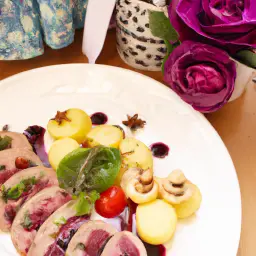 Teaser Image: Rinderroulade mit Rotkohl und Kartoffeln
