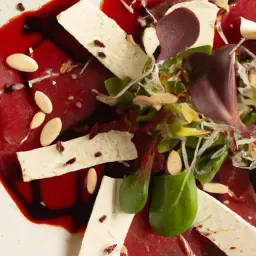 Teaser Image: Rote-Bete-Carpaccio mit Ziegenkäse