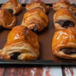 Schokoladen-Croissant-Auflauf