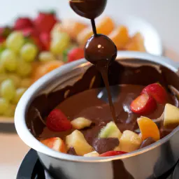 Teaser Image: Schokoladen-Fondue mit Früchten