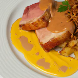 Teaser Image: Schweinefilet mit Pfifferlingen und Rösti