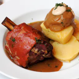 Teaser Image: Schweinshaxn mit Knödeln