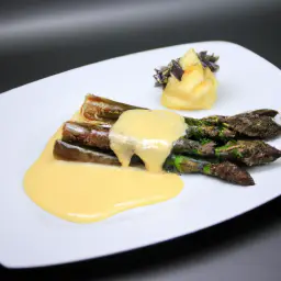 Teaser Image: Spargel mit Sauce Hollandaise und Schinken