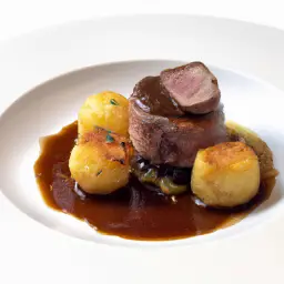 Teaser Image: Steinbeißerfilet in Senfsoße mit Salzkartoffeln