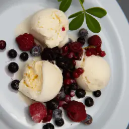 Teaser Image: Vanille Eis mit Beeren