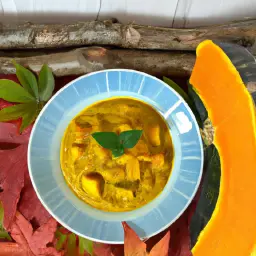 Teaser Image: Veganer Kürbis-Kokos-Curry